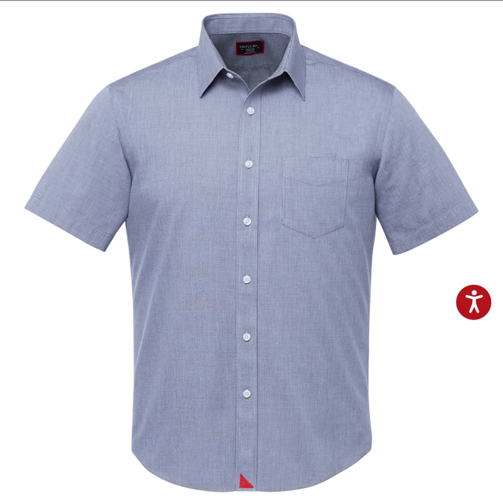 UNTUCKit Light Blue Casual Button Down Shirt